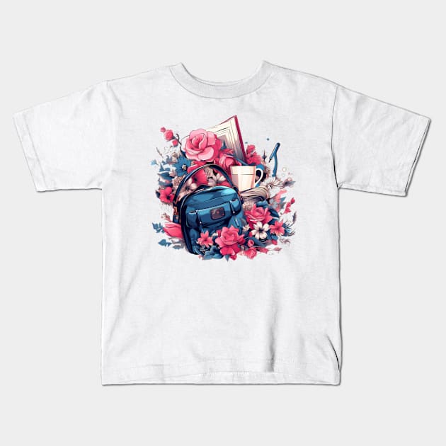 Summer Days Kids T-Shirt by Mistywisp